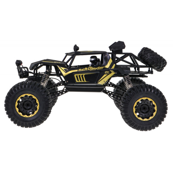 Metalowy crawler Rock dla dzieci 3+ Zdalnie sterowany model 1:8 Napęd 4x4 Metalowy crawler Rock dla dzieci 3+ Zdalnie sterowany model 1:8 Napęd 4x4