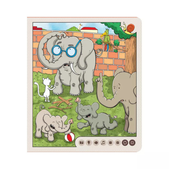 Albi Książka Zwierzęta w zoo 2+ Albi Książka Zwierzęta w zoo 2+