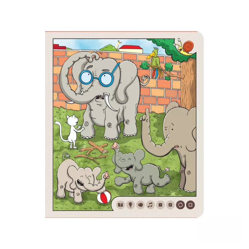 Albi Książka Zwierzęta w zoo 2+