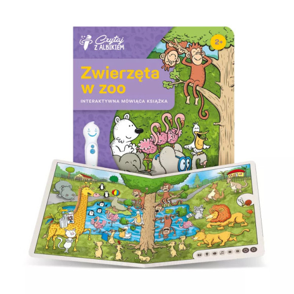 Albi Książka Zwierzęta w zoo 2+ Albi Książka Zwierzęta w zoo 2+