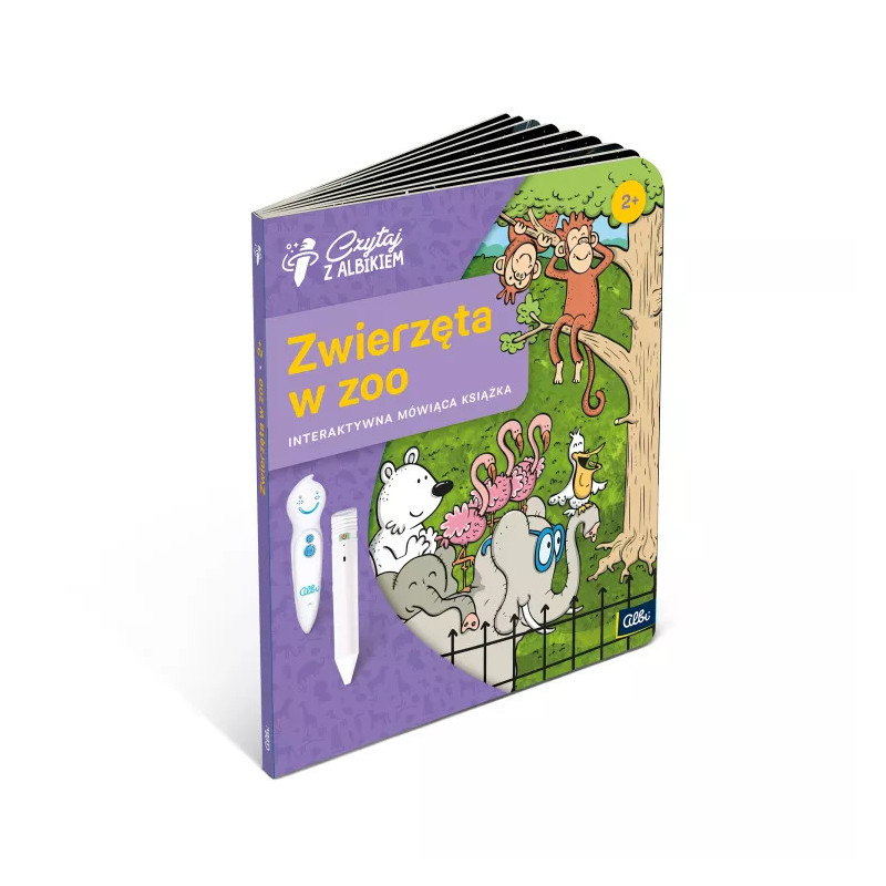 Albi Książka Zwierzęta w zoo 2+