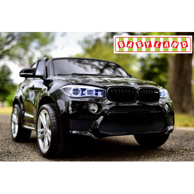BMW X6M XXL dla 2 dzieci Czarny