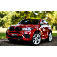 BMW X6M XXL dla 2 dzieci Lakier Czerwony + Pilot