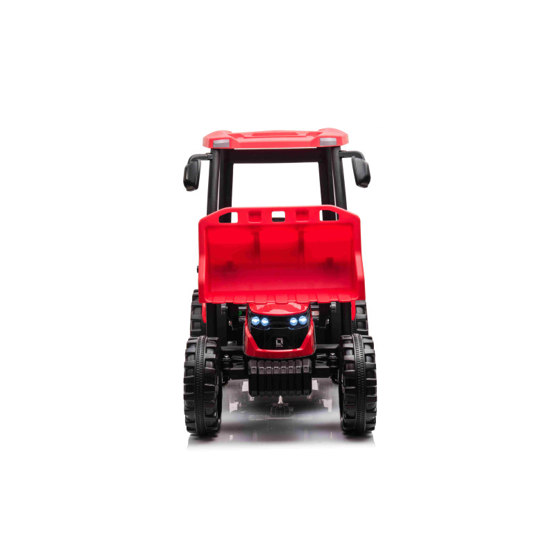 Pojazd MEGA Traktor D68 Z Przyczepką Czerwony