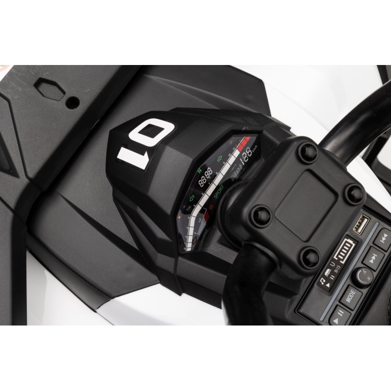 Pojazd Quad ATV Robust 01 Biały