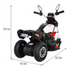 Motorek Fast Tourist na akumulator dla dzieci Biały + Audio + Światła + Ekoskóra Motorek Fast Tourist na akumulator dla dzieci Biały + Audio + Światła + Ekoskóra