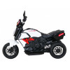 Motorek Fast Tourist na akumulator dla dzieci Biały + Audio + Światła + Ekoskóra Motorek Fast Tourist na akumulator dla dzieci Biały + Audio + Światła + Ekoskóra