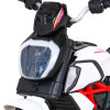 Motorek Fast Tourist na akumulator dla dzieci Biały + Audio + Światła + Ekoskóra Motorek Fast Tourist na akumulator dla dzieci Biały + Audio + Światła + Ekoskóra