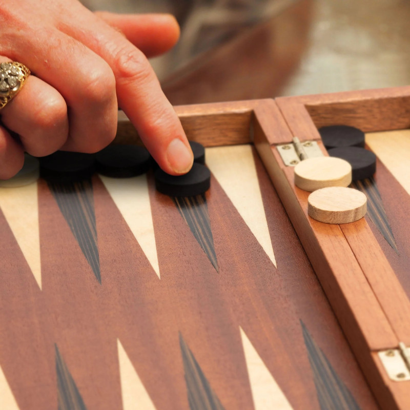 backgammon wooden piano lacquer set
