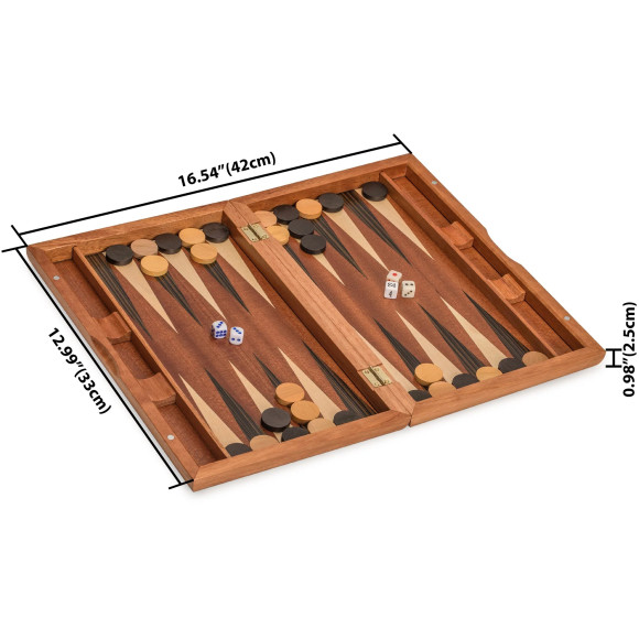backgammon wooden piano lacquer set