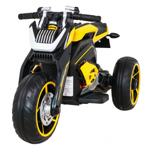 Motor Future na akumulator dla dzieci Żółty + Panel audio + Wolny Start + Koła EVA Motor Future na akumulator dla dzieci Żółty + Panel audio + Wolny Start + Koła EVA