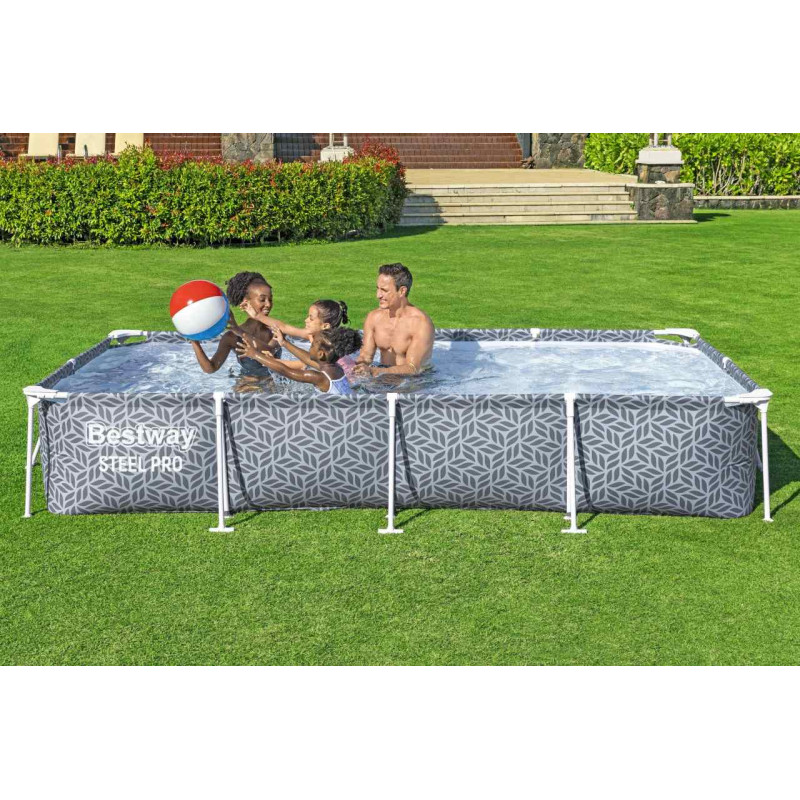 Basen Stelażowy Steel Pro 366x201x66cm BESTWAY