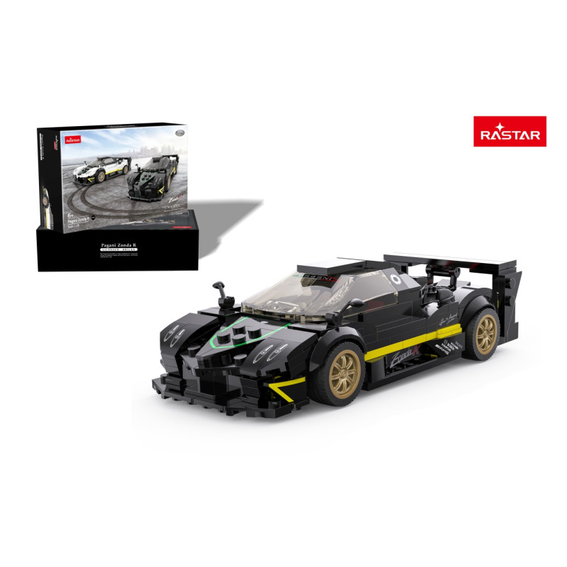 Autko 1:28 Pagani Zonda R Klocki Czarny RASTAR