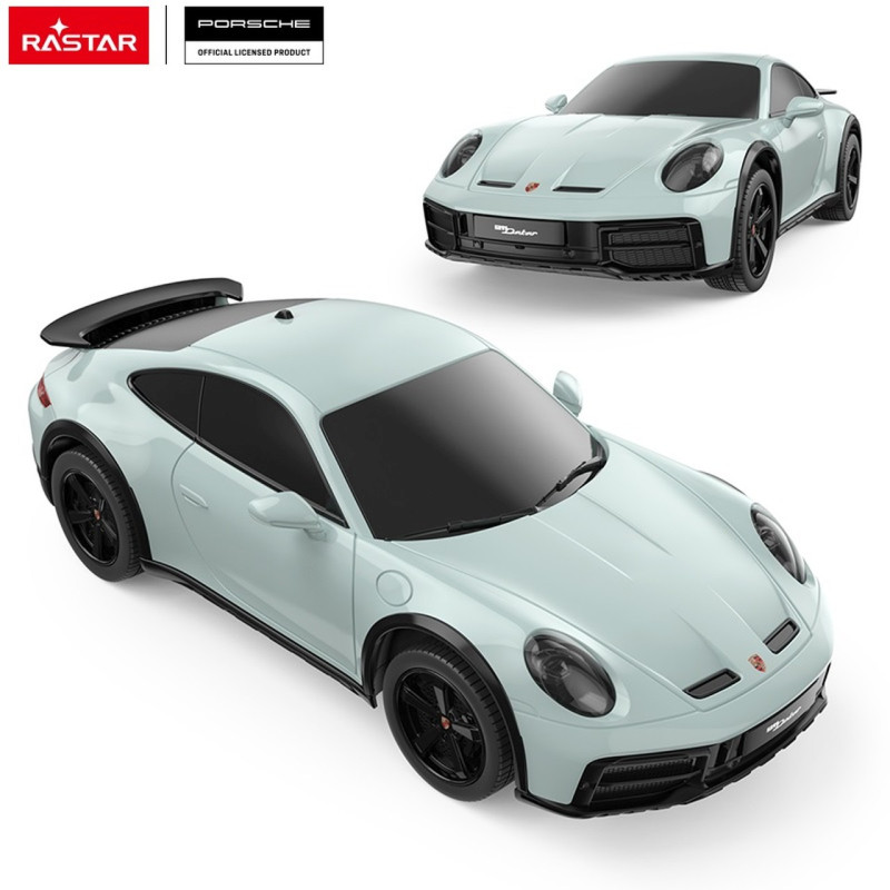Autko R/C 1:24 Porsche 911 Dakar Miętowy RASTAR