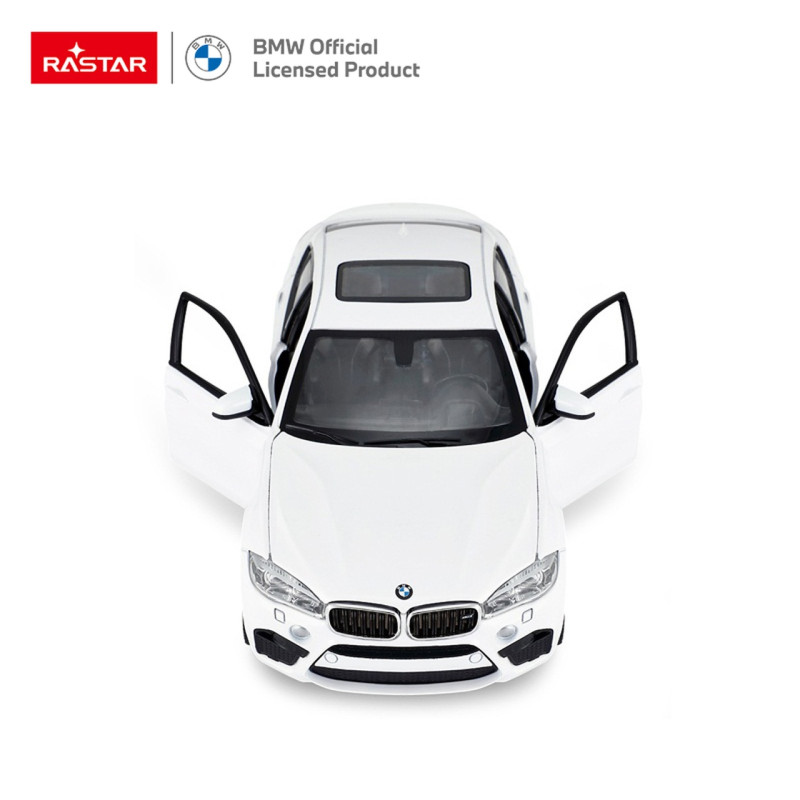 Autko Metalowe 1:24 BMW X6M Białe RASTAR