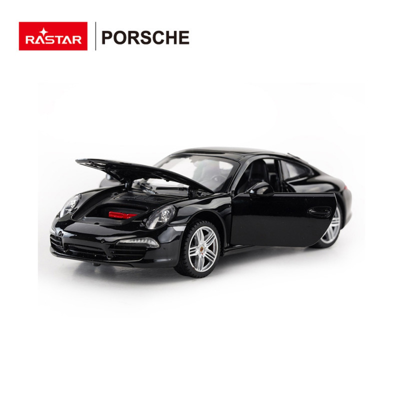 Autko Metalowe 1:24 Porsche 911 Czarne RASTAR
