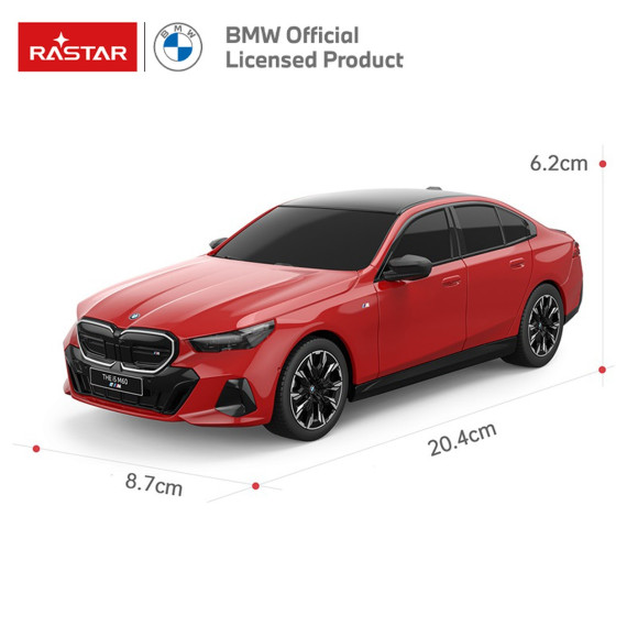 Autko R/C 1:24 BMW i5 Czerwony RASTAR