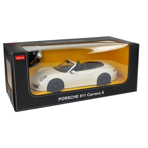 Auto R/C Porsche 911 Carrera S Rastar 1:12 Białe