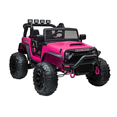 Auto na akumulator Jeep JC666 Różowy Lakierowany