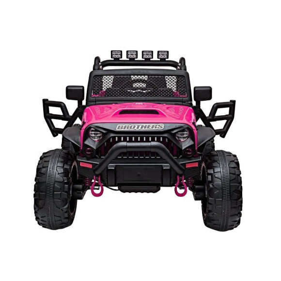 Auto na akumulator Jeep JC666 Różowy Lakierowany