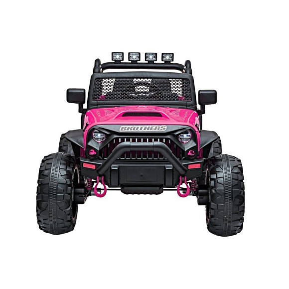 Auto na akumulator Jeep JC666 Różowy Lakierowany