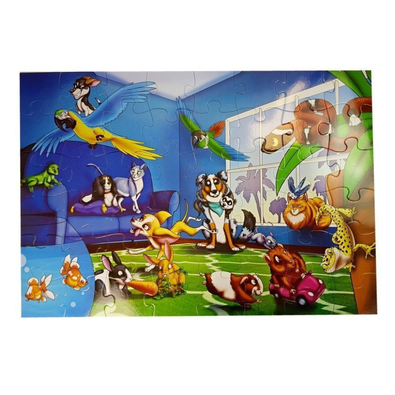 Puzzle Układanka Zwierzęta Domowe 48 elem