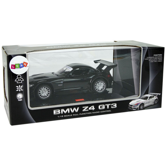 Auto Sportowe R/C 1:18 BMW Z4 GT3 Czarny 2.4 G Światła Auto Sportowe R/C 1:18 BMW Z4 GT3 Czarny 2.4 G Światła