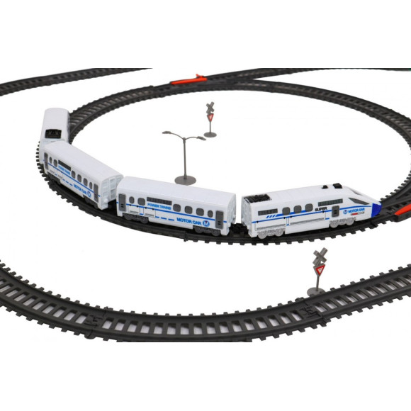 Duża Kolejka dla dzieci 4+ Pociąg z wagonami + Tor 9+ metrów 70 el. Duża Kolejka dla dzieci 4+ Pociąg z wagonami + Tor 9+ metrów 70 el.