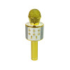 Mikrofon Bezprzewodowy USB Głośnik Nagrywanie Karaoke Model WS-858 Złoty