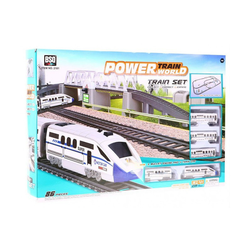 Ogromna Kolejka dla dzieci 3+ Długie tory 914 cm + Pociąg z wagonami + Akcesoria
