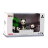 Figurka Zwierzęta Zestaw Panda Jedząca z Małymi