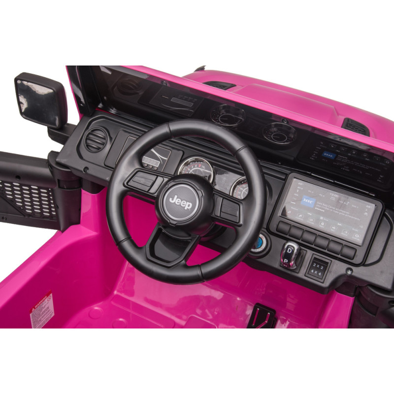 Pojazd na Akumulator Jeep Wrangler Rubicon DK-JWR555 Różowy