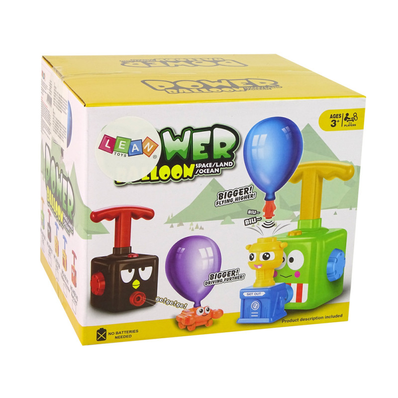 Balonowa Wyrzutnia Autka Samochód Aerodynamiczny