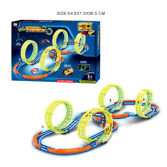 Tor Wyścigowy Świecący w Ciemności 86el.