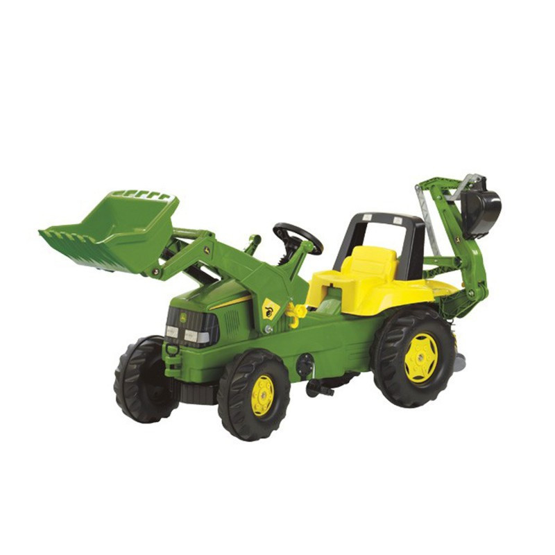 John Deere z ładowaczek i koparką Rolly Toys