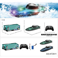 R/C Łódź z Podświetleniem Niebieska