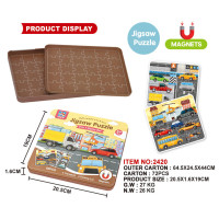 Magnetyczny Zestaw Puzzle Miasto