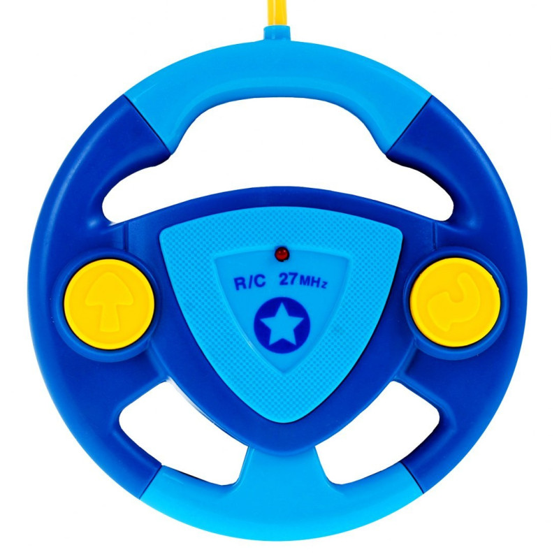 Zdalnie sterowane Autko policyjne dla dzieci 3+ Pilot Kierownica + Figurka policjanta + Dźwięki Światła