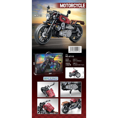 Zestaw Klocków Motocykl 469el.
