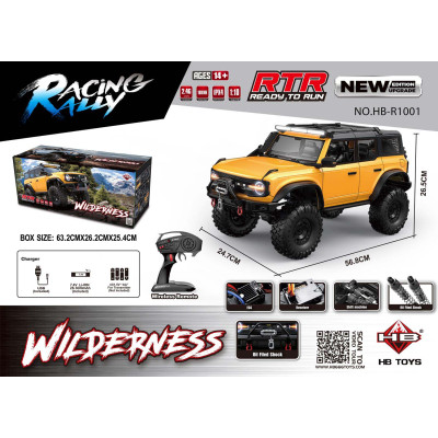 Auto R/C WILDERNESS 1:10 Żółty