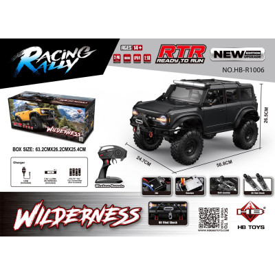 Auto R/C WILDERNESS 1:10 Czarny