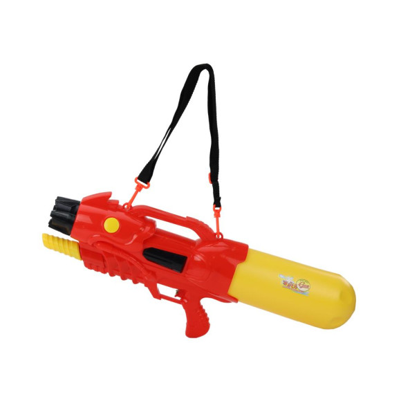Duży Pistolet Na Wodę 2850ml Regulowana Opaska Czerwony