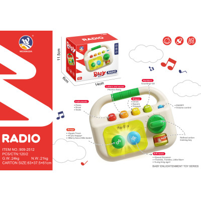 Wielofunkcyjne Radio z Dźwiękami dla Najmłodszych