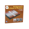 Zestaw Gier 3w1 Plansza Magnetyczna Szachy Warcaby Backgammon