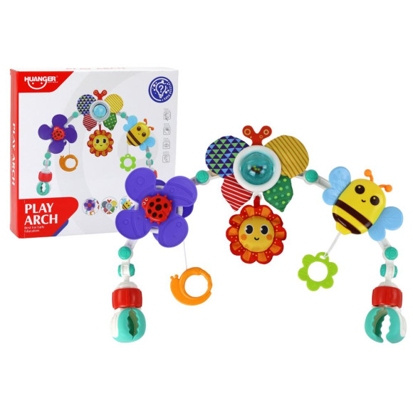 Pałąk Uchwyt Do Łóżeczka Wózka Zawieszki Motylek Pszczółka