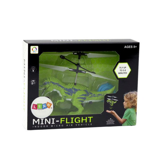 Latający Dinozaur Helikopter Sterowany Ręką Zielony