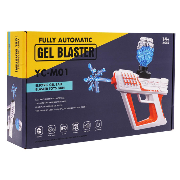 Pistolet GEL BLASTER Szary + Akcesoria