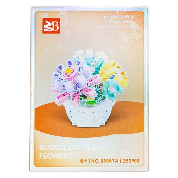 Zestaw Klocków Kwiaty 253el.