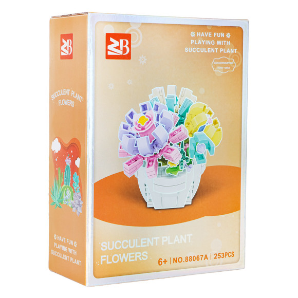 Zestaw Klocków Kwiaty 253el.