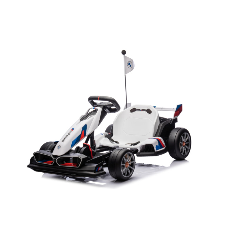 Pojazd Gokart BMW z Funkcją Driftu Biały